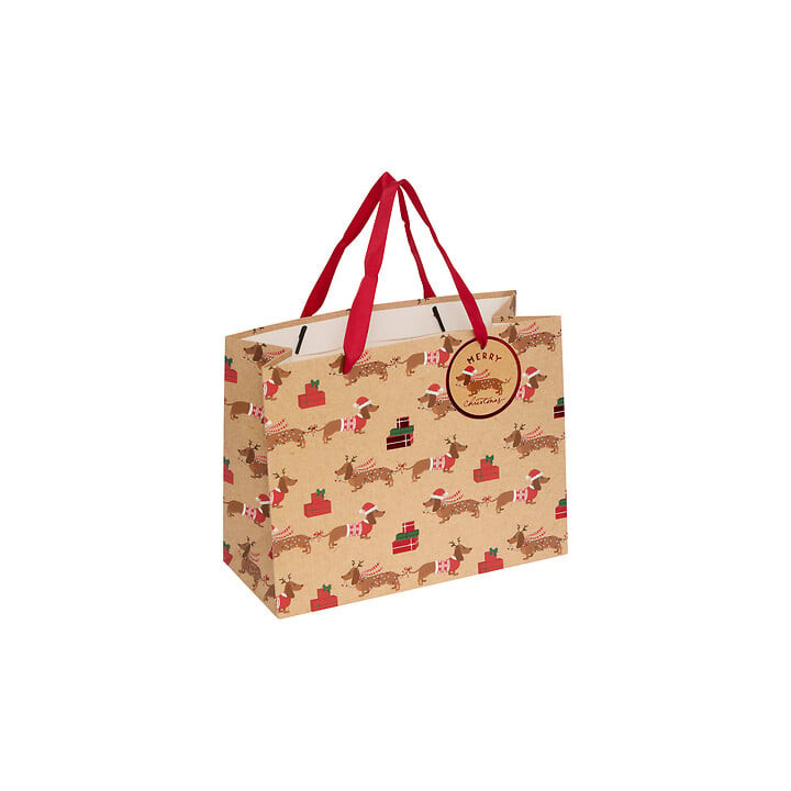 Sac cadeau - Chien de Noël - Petit | Le Géant de la Fête