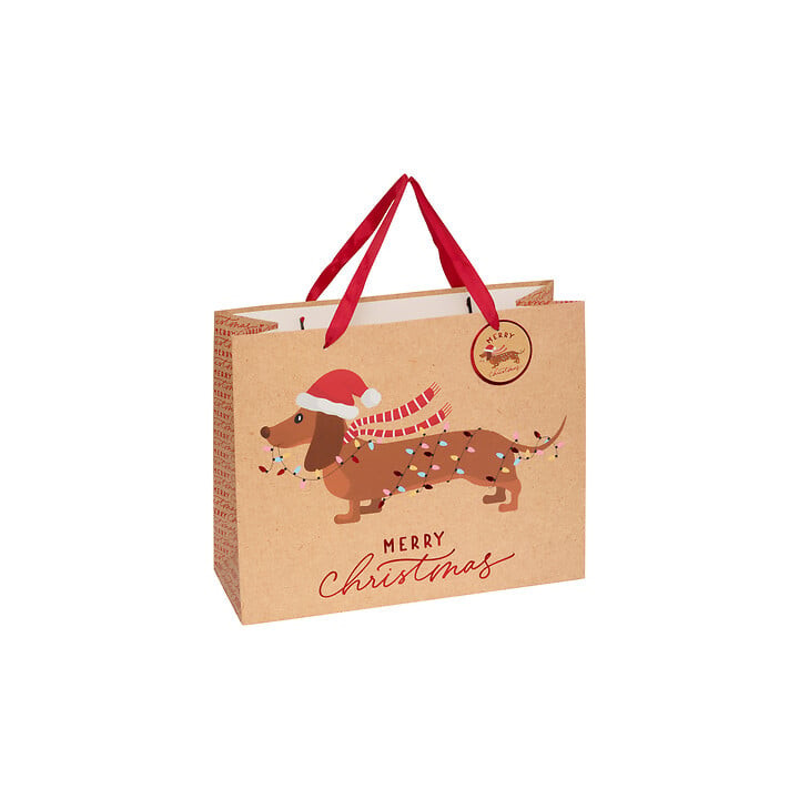 Sac cadeau - Chien de Noël - Moyen | Le Géant de la Fête