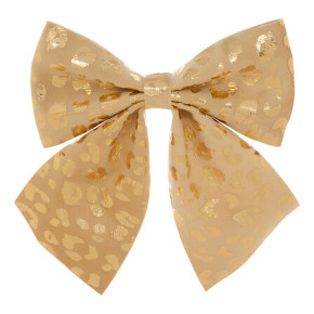 Noeud en mousse et velours - Léopard - 24 cm | Le Géant de la Fête