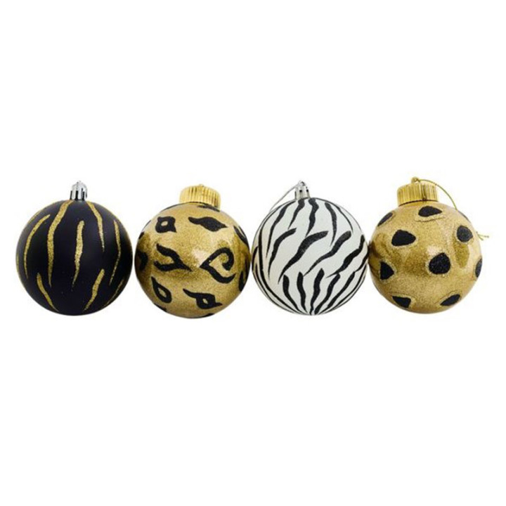 Boules de Noël - Sauvage - lot de 4 | Le Géant de la Fête