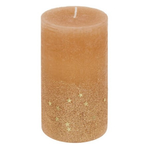Grande bougie à paillettes et étoiles - Champagne | Le Géant de la Fête