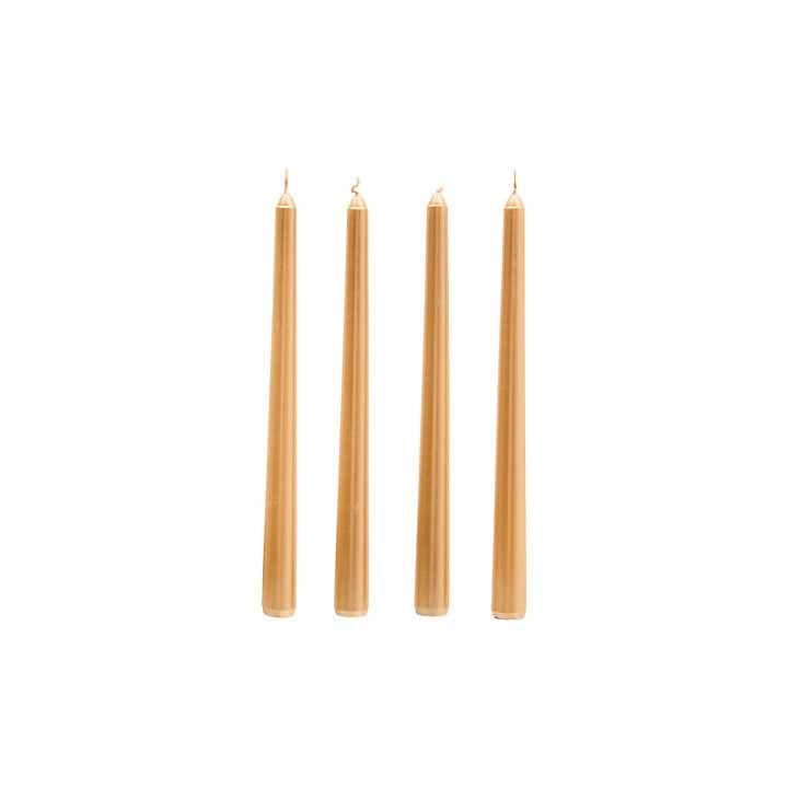 Bougies flambeaux - lot de 4 - Champagne | Le Géant de la Fête