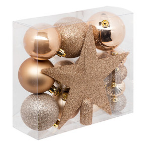 Kit de boules de Noël - lot de 18 - Champagne rosé | Le Géant de la Fête