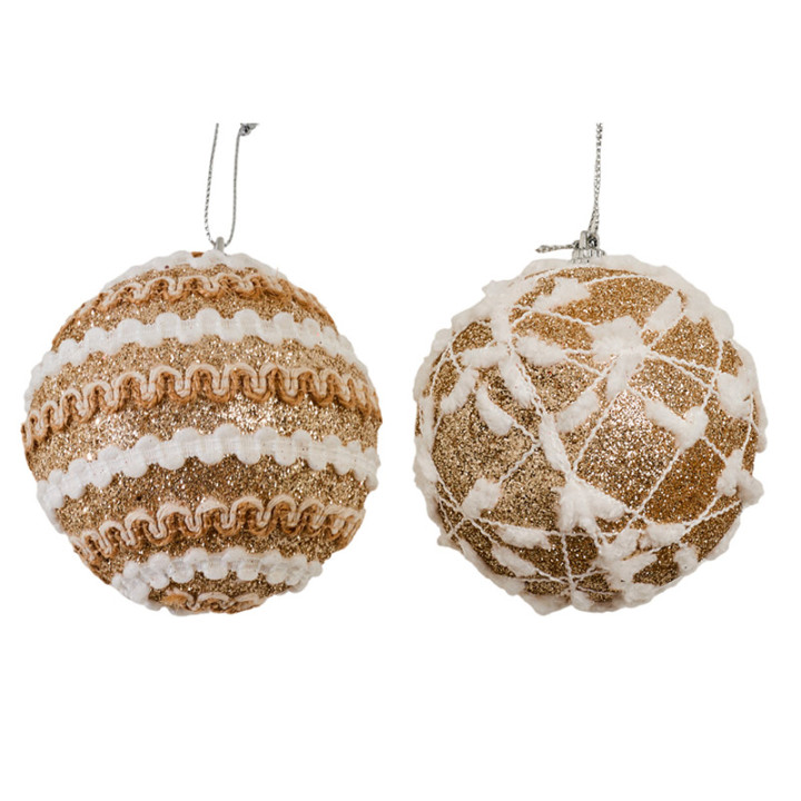 Boule de Noël - Laine - Ficelle | Le Géant de la Fête