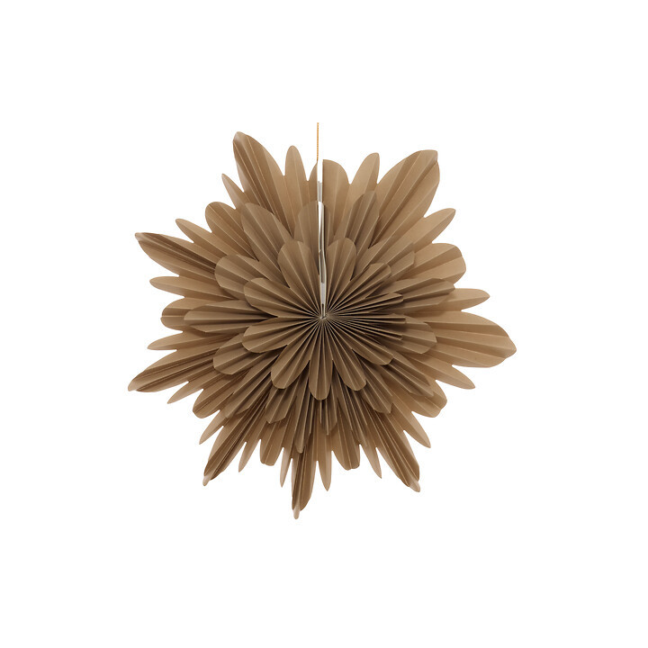 Suspension alvéolée - Fleur - 30 cm - Ficelle | Le Géant de la Fête