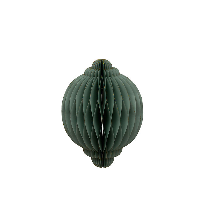 Suspension alvéolée - Fleur - 30 cm - Sauge | Le Géant de la Fête
