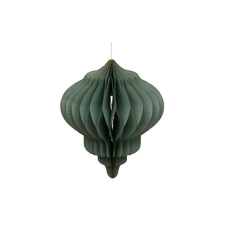 Suspension alvéolée - Fleur - 30 cm - Sauge | Le Géant de la Fête