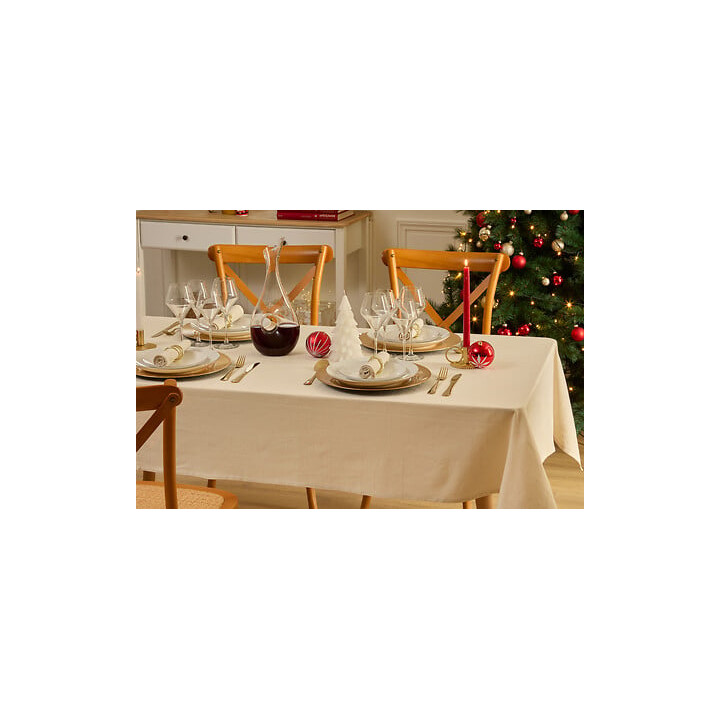 Nappe - Lyeka - 1.40 x 2.40 m - Écru | Le Géant de la Fête
