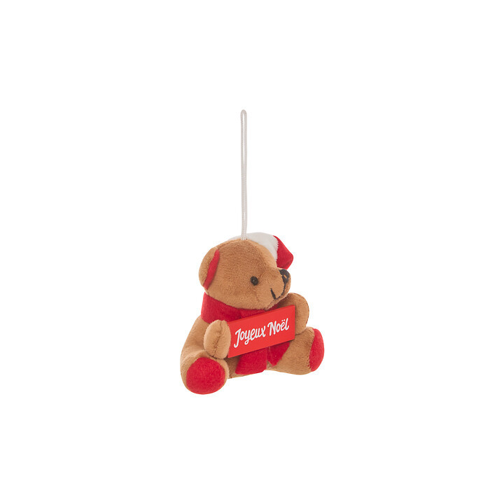 Suspension - Ourson peluche avec pancarte | Le Géant de la Fête