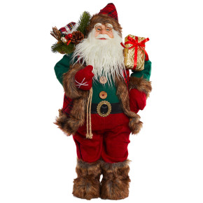 Père Noël Traditionnel - Cadeaux - 60 cm | Le Géant de la Fête