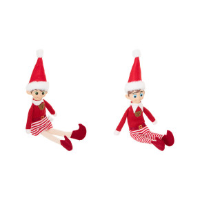 Peluche - Lutin farceur Saperli Popette - Rouge | Le Géant de la Fête