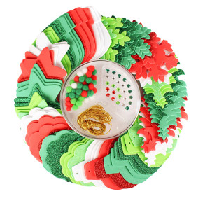 Maxi kit de mousse et accessoires de Noël - 630 pièces | Le Géant de la Fête