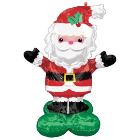 Ballon métallique - Totem Père Noël - 114 cm