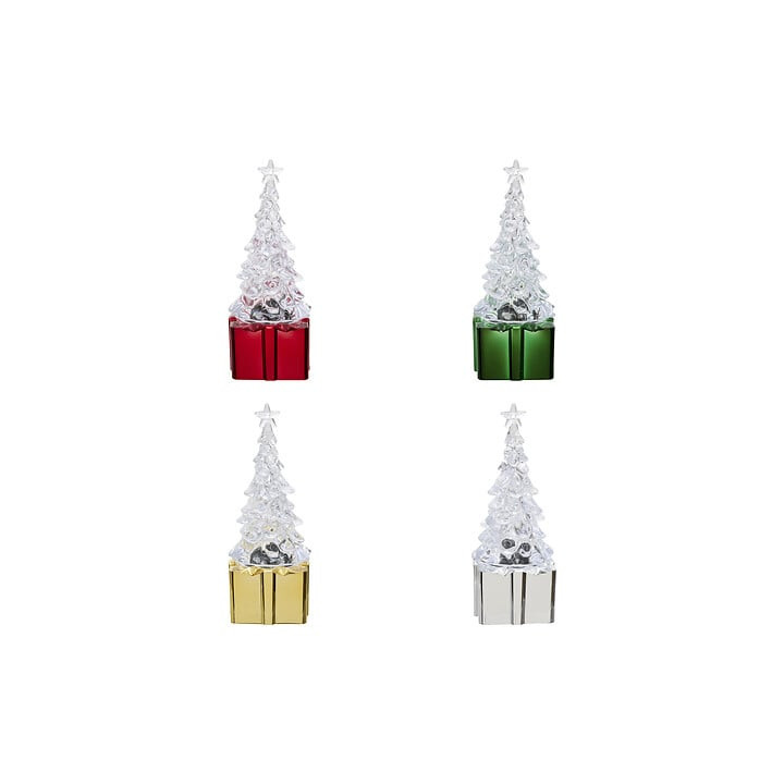 Sapin lumineux sur un cadeau - 11cm | Le Géant de la Fête