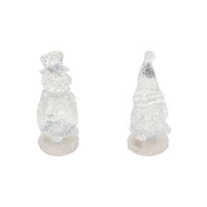 Gnome ou bonhomme de neige lumineux - 20 cm | Le Géant de la Fête
