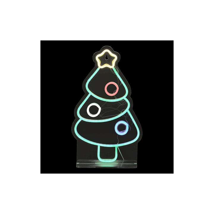 Décoration à effet néon - Sapin de Noël - 40 cm