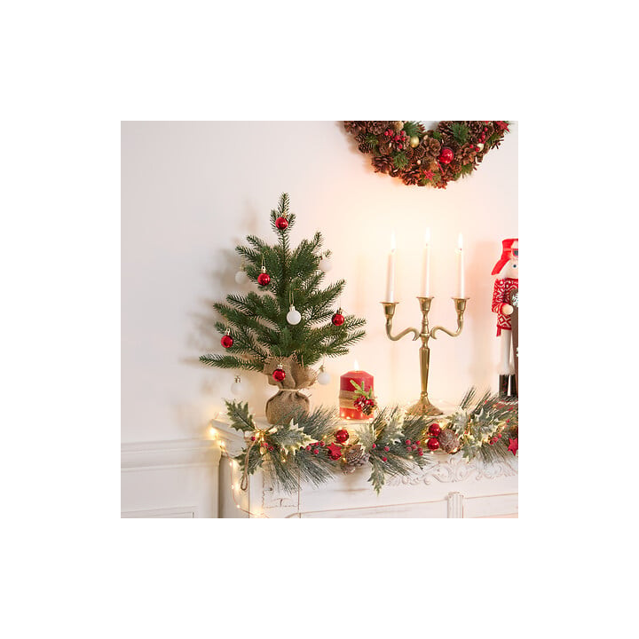 Sapin de Noël décorée - 40 cm | Le Géant de la Fête