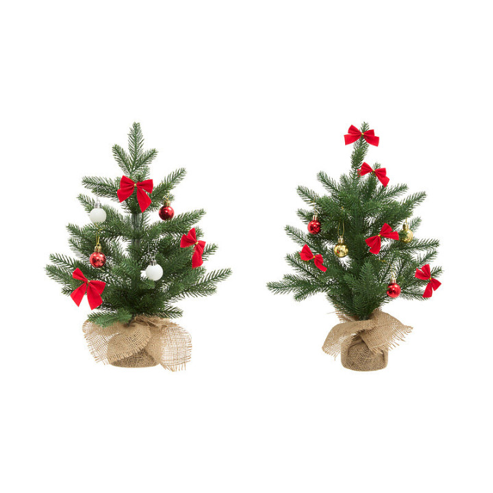 Sapin de Noël décorée - 40 cm | Le Géant de la Fête