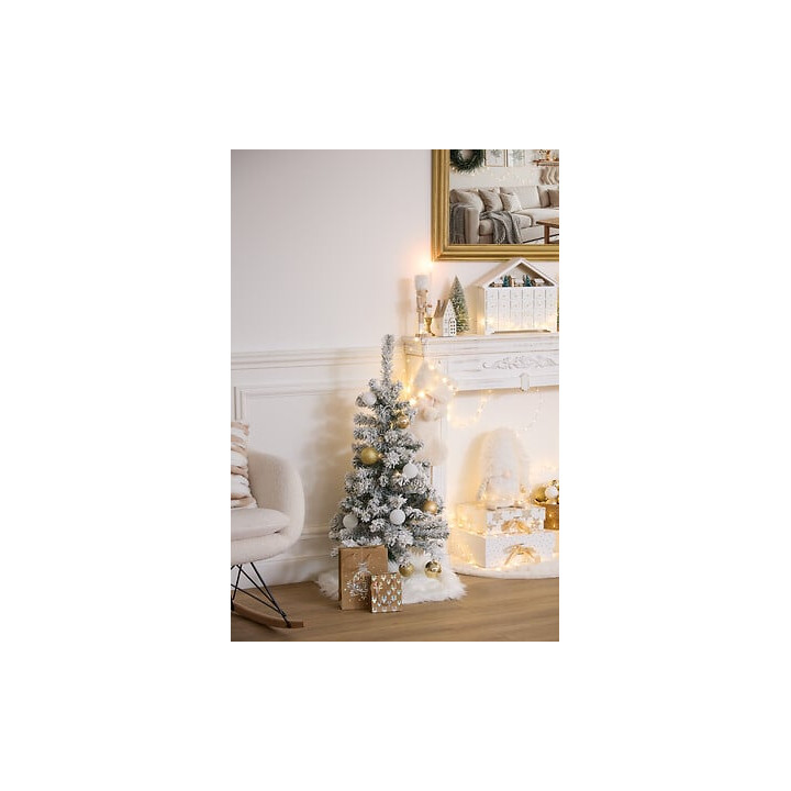 Sapin de Noël floqué - 100 cm | Le Géant de la Fête
