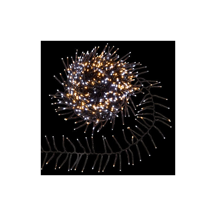 Guirlande Boa - Ext - 13 Fonctions - 10 m - 2 Blancs | Le Géant de la Fête
