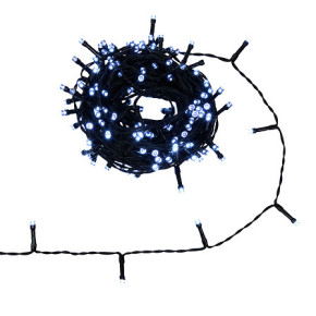 Guirlande lumineuse à piles - 14 m - Blanc Froid | Le Géant de la Fête