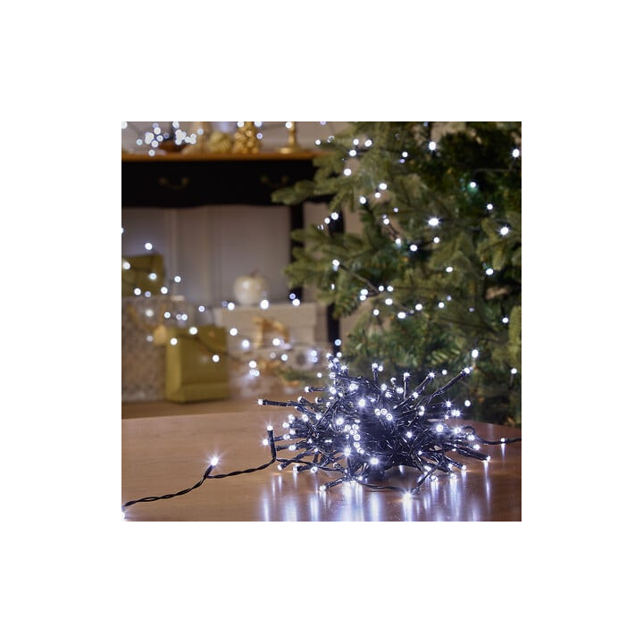 Guirlande lumineuse à piles - 7.20 m - Blanc Froid | Le Géant de la Fête