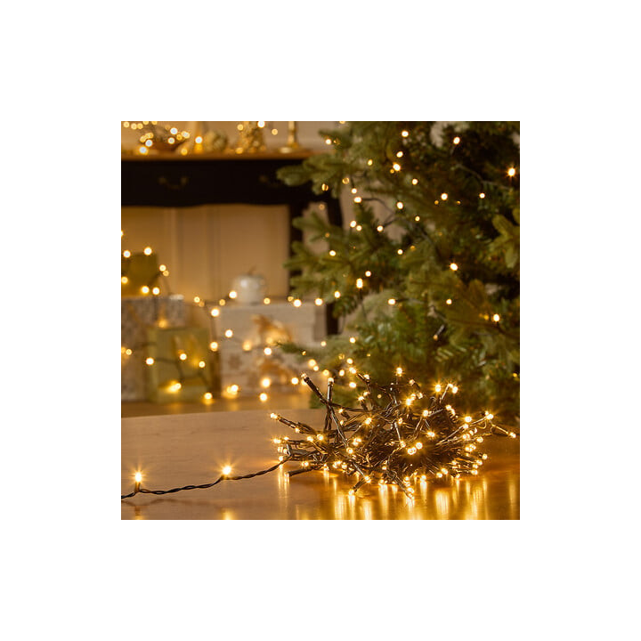 Guirlande lumineuse à piles - 7.20 m - Blanc Chaud | Le Géant de la Fête