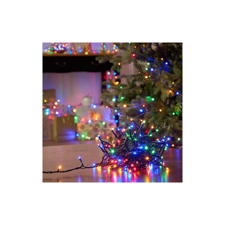Guirlande lumineuse sur secteur - 10 m - Multicolore