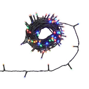 Guirlande lumineuse sur secteur - 10 m - Multicolore