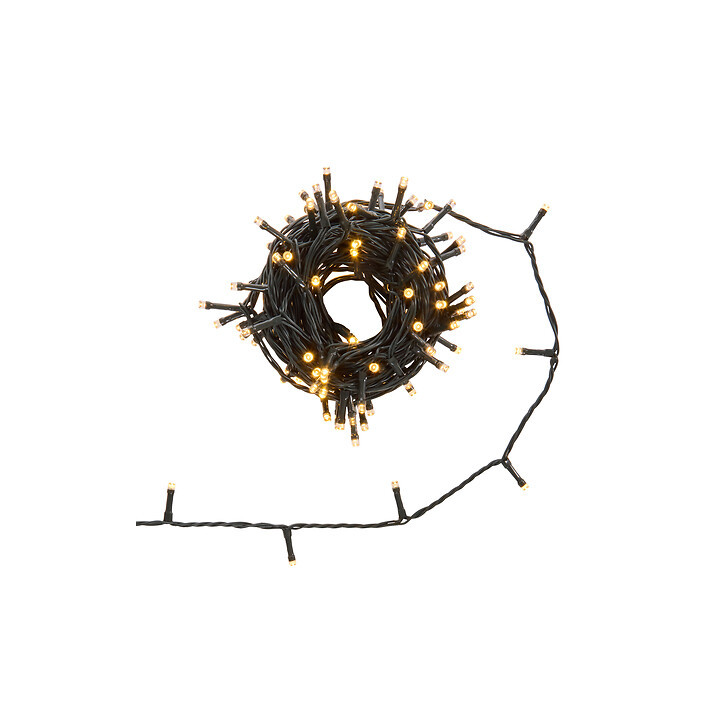 Guirlande lumineuse sur secteur - 10 m - Blanc Chaud