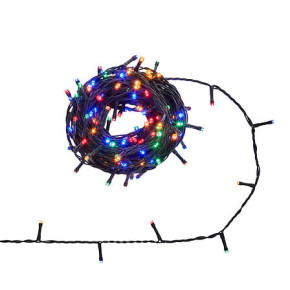 Guirlande lumineuse sur secteur - 15 m - Multicolore