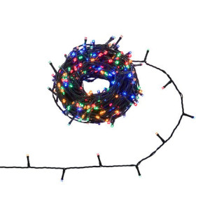 Guirlande lumineuse sur secteur - 25 m - Multicolore
