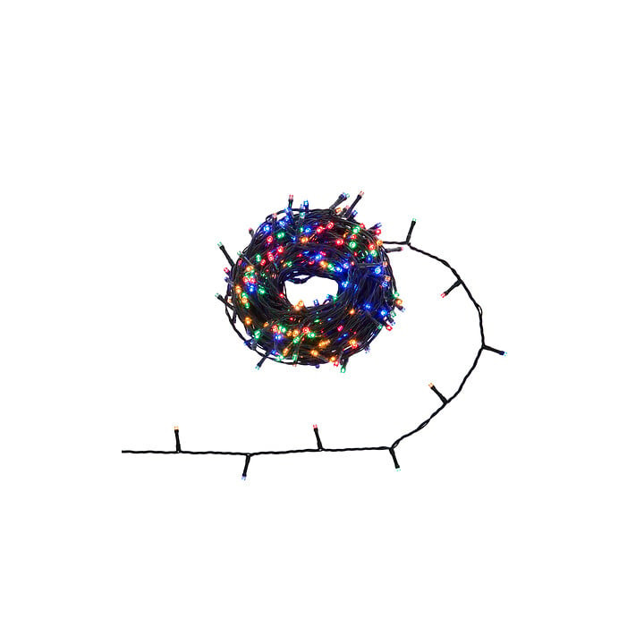 Guirlande lumineuse sur secteur - 25 m - Multicolore