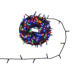 Guirlande lumineuse sur secteur - 30 m - Multicolore