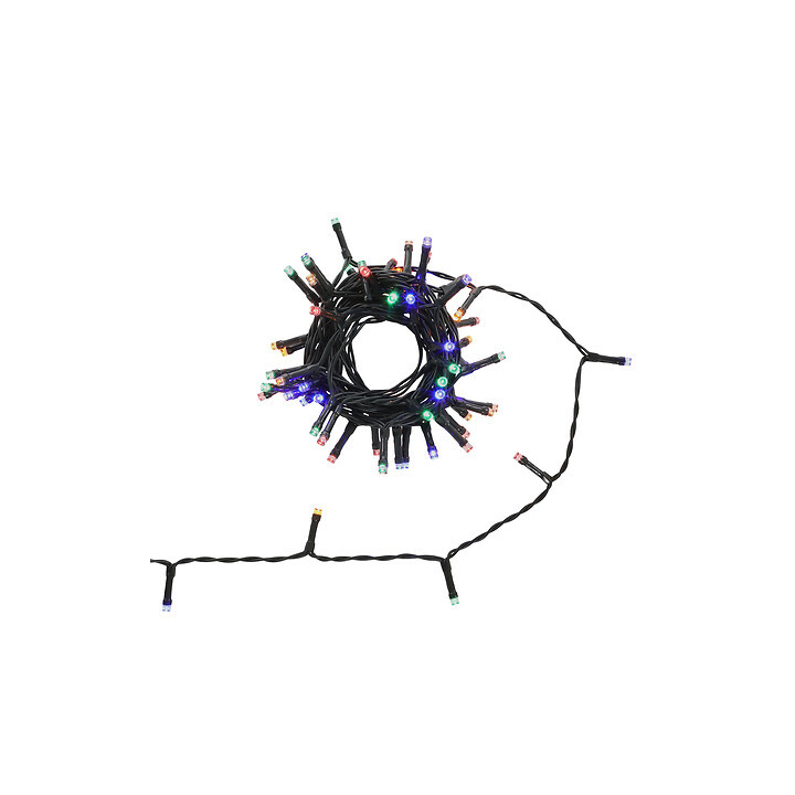 Guirlande lumineuse sur secteur - 5 m - Multicolore