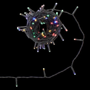 Guirlande lumineuse solaire - 10 m - Multicolore