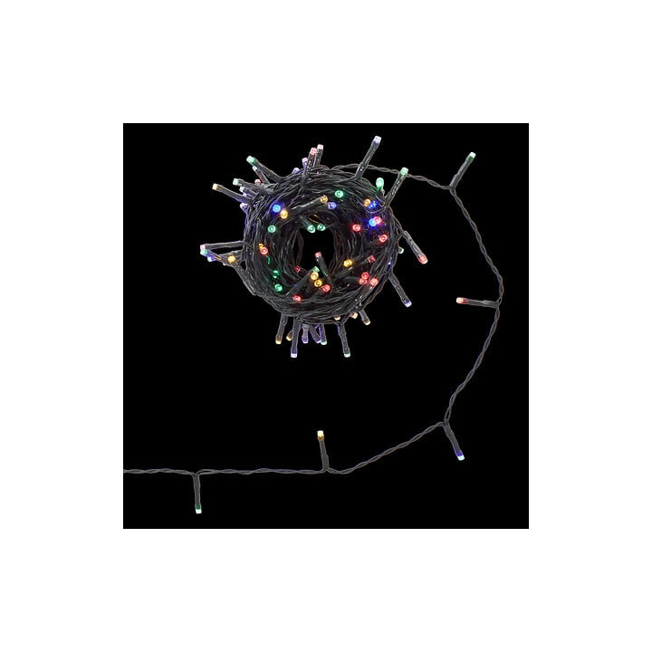 Guirlande lumineuse solaire - 10 m - Multicolore