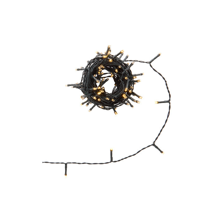 Guirlande lumineuse solaire - 10 m - Blanc Chaud | Le Géant de la Fête