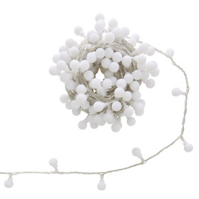 Guirlande lumineuse - Boules - 12.5 m - Blanc Froid