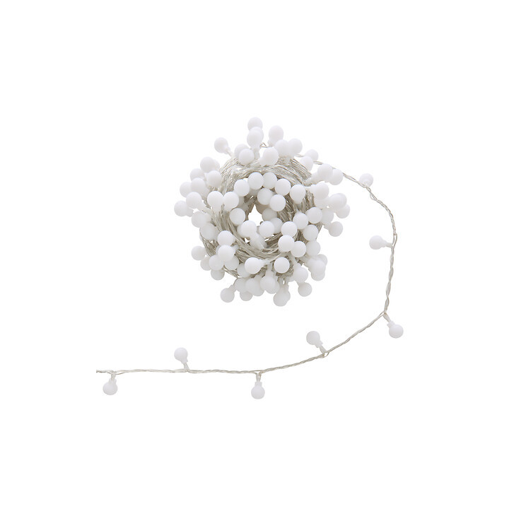 Guirlande lumineuse - Boules - 12.5 m - Blanc Froid