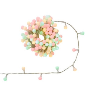 Guirlande lumineuse - Boules - 12.5 m - Multicolore