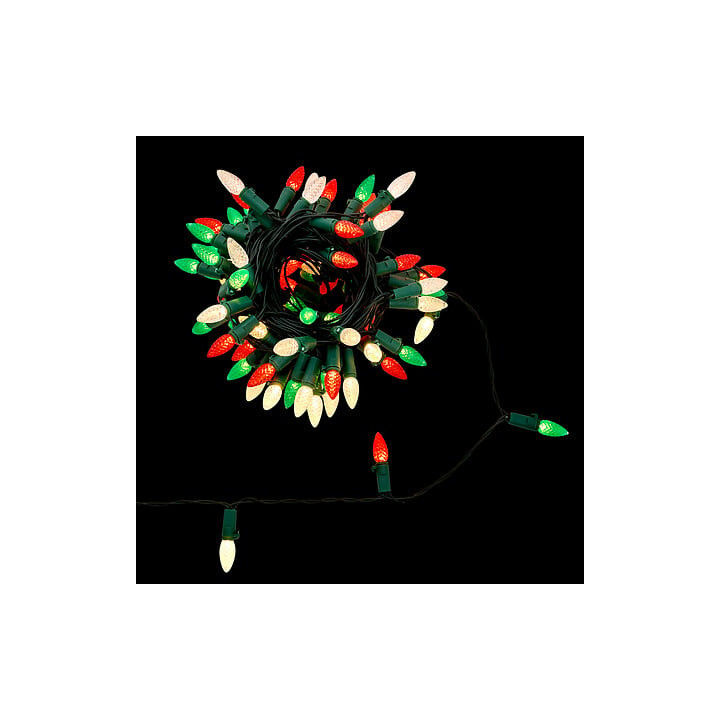 Guirlande lumineuse - Petites ampoules - 10 m - Multicolore