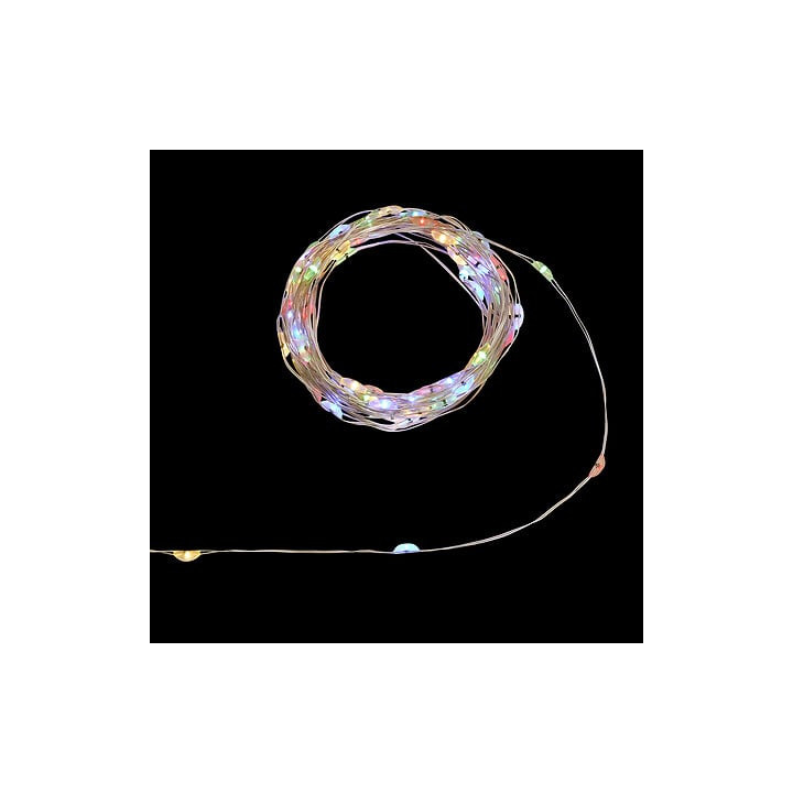 Guirlande micro LEDs intérieur - 5 m - Multicolore | Le Géant de la Fête