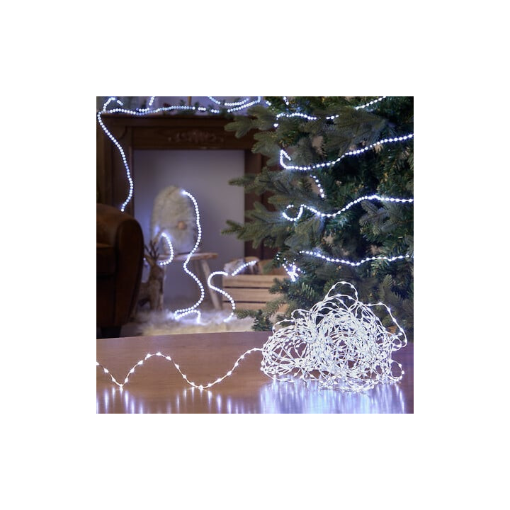 Guirlande micro LEDs extérieur - 15 m - Blanc froid | Le Géant de la Fête