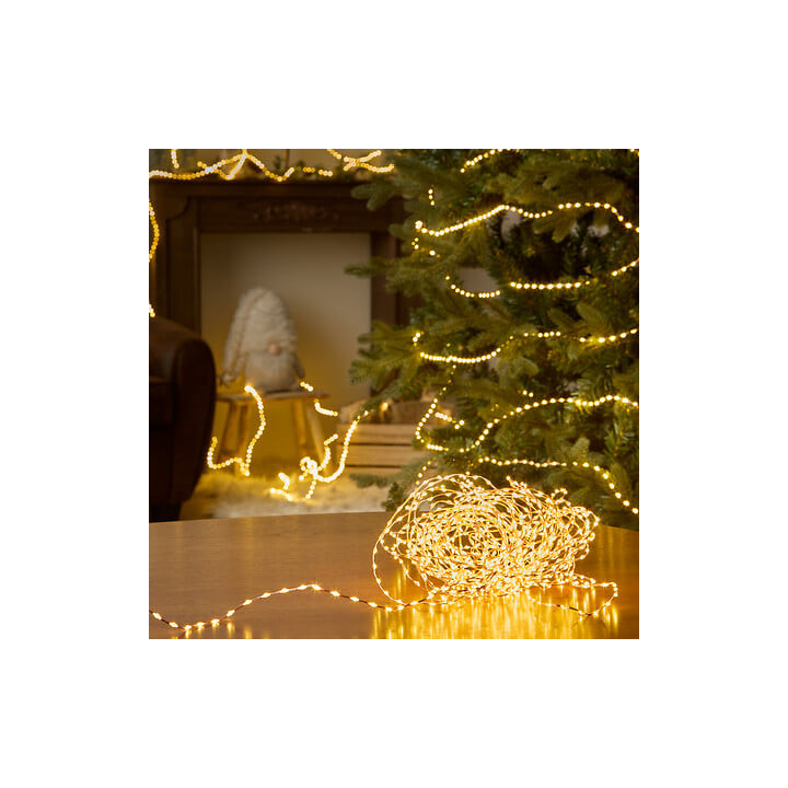 Guirlande micro LEDs extérieur - 7.5 m - Blanc chaud | Le Géant de la Fête