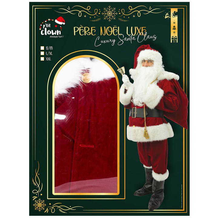 Déguisement Luxe complet - Père Noël - XXL