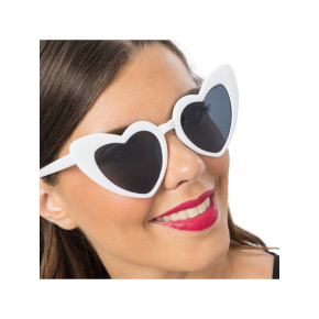 Lunettes - Cœurs - Blanc | Le Géant de la Fête