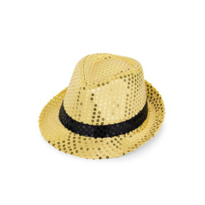 Chapeau à sequins avec bande - Doré | Le Géant de la Fête