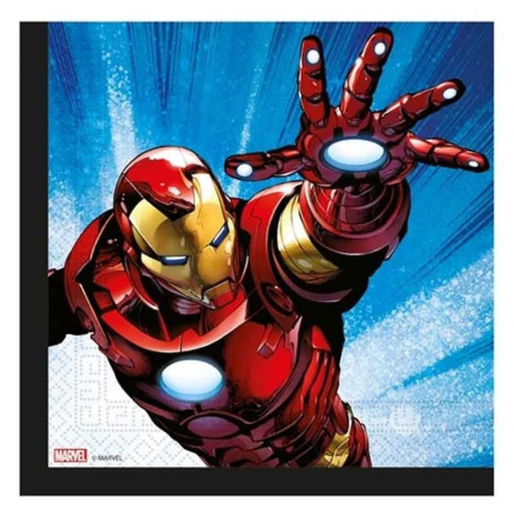 Serviettes - Avengers Evergreen - lot de 20 | Le Géant de la Fête