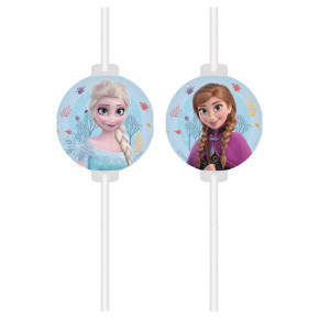 Pailles - La Reine des Neiges Idyllic - lot de 4 | Le Géant de la Fête